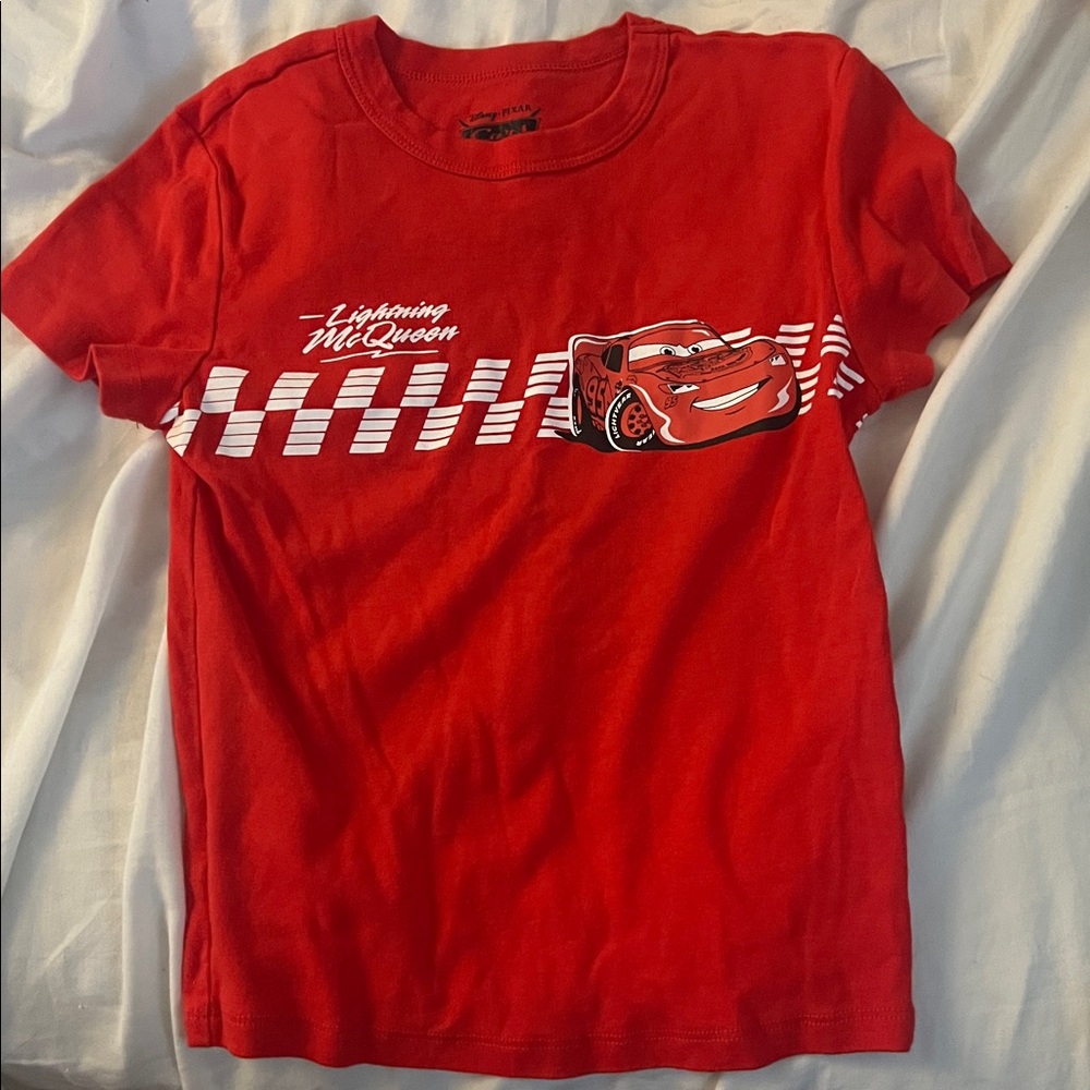 Disney Pixar Cars Red Fitted T-Shirt